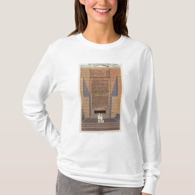 Forest Lawn Memorial Park, das Kredo des Erbauers T-Shirt (Vorderseite)