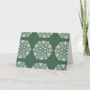 Forest Mandala Feiertagskarte