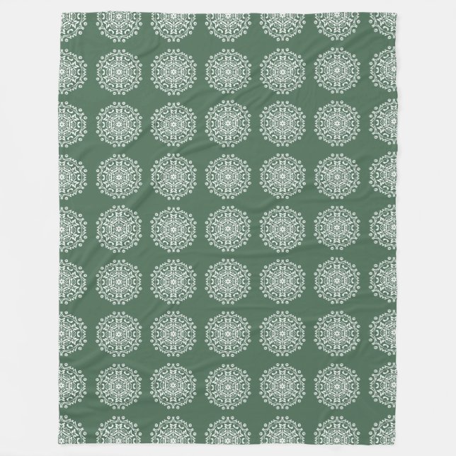 |Forest Mandala Fleecedecke (Vorderseite)