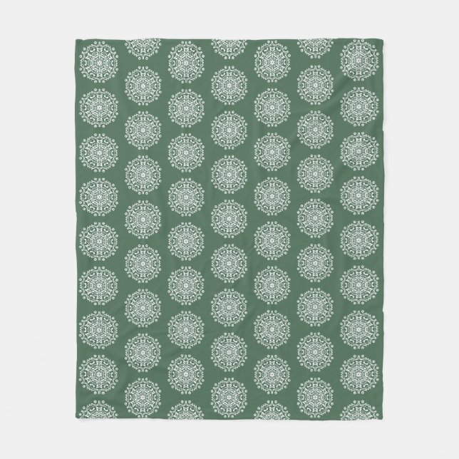 |Forest Mandala Fleecedecke (Vorderseite)