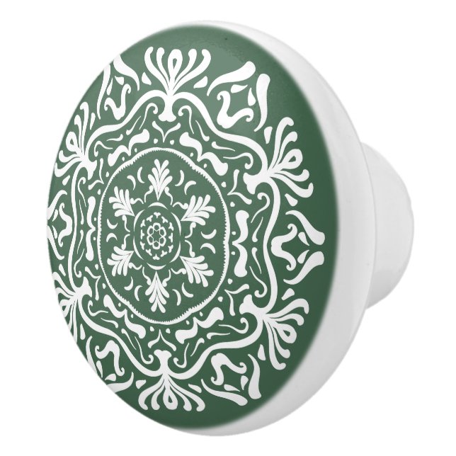 Forest Mandala Keramikknauf (Rechts)