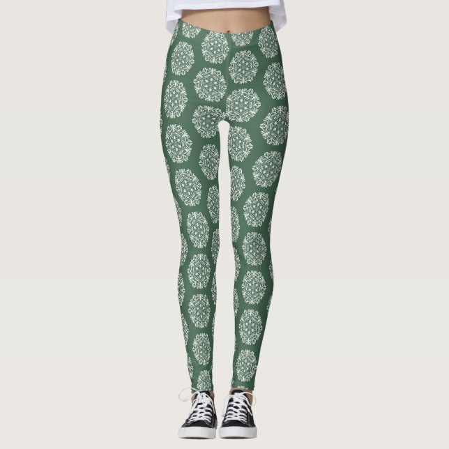 Forest Mandala Leggings (Vorderseite)