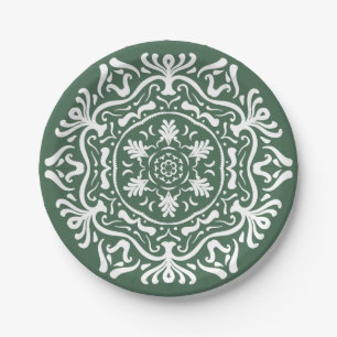 Forest Mandala Pappteller