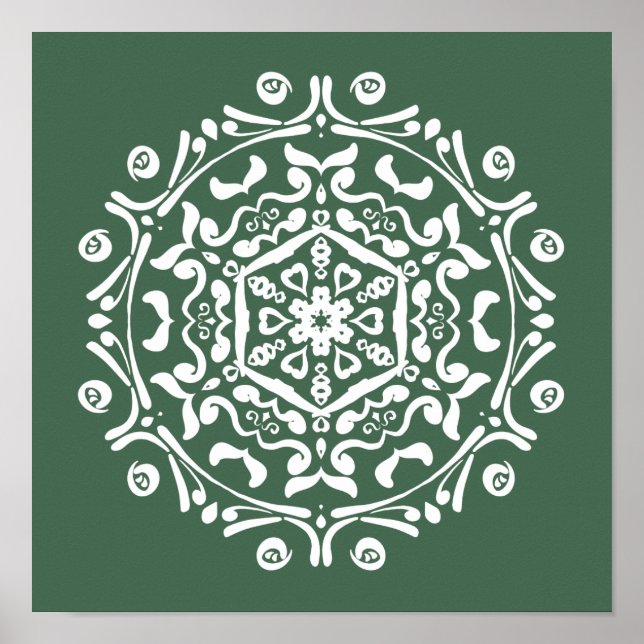 |Forest Mandala Poster (Vorne)
