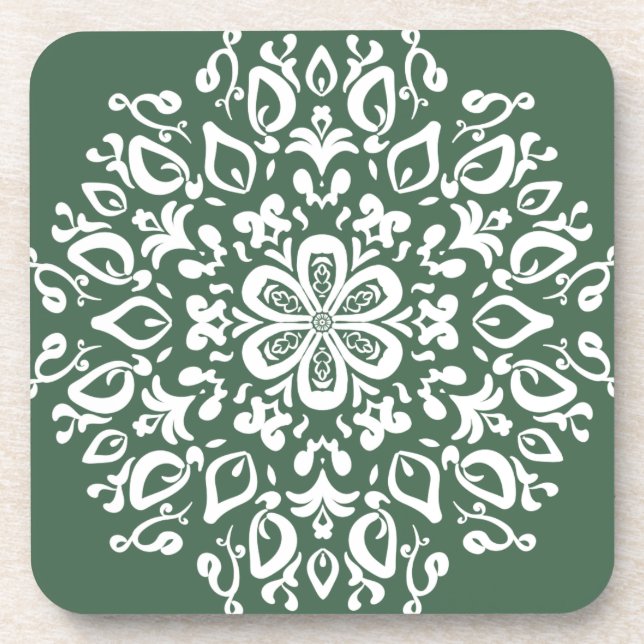 Forest Mandala Untersetzer (Vorderseite)
