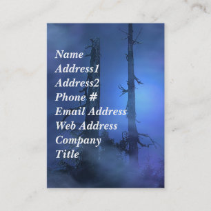 Forest Mists Business Cards Visitenkarte