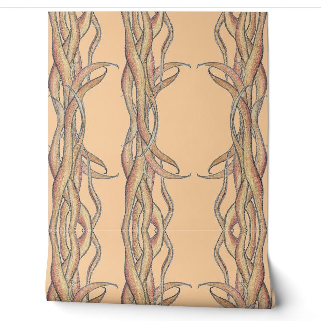 * "Forest Moon"-Design, (Peach) Tapete (Abrollen)