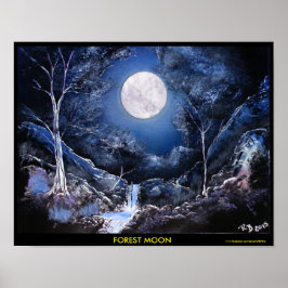Forest Moon Poster