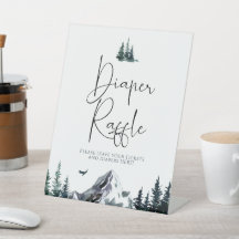 Forest Mountain Baby Dusche Windelwanne