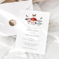 Forest Mushroom Bridal Dusche Einladung