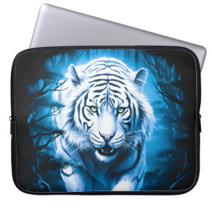 Forest Mystic Wild White Tiger Laptopschutzhülle