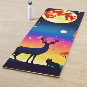Forest Night Glow Yogamatte