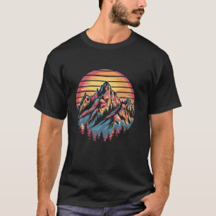 Forest Night Szene mit Vollmond T-Shirt