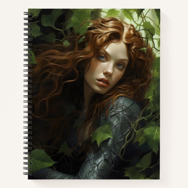 Forest Nymph Girl Notizbuch (Vorderseite)