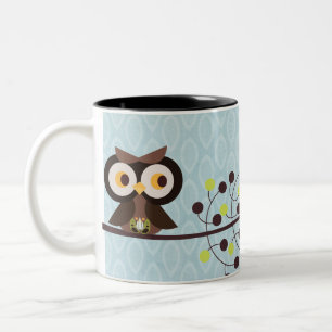 Forest Owl Woodland Hoot Night Coffee Tasse Cup