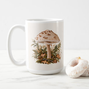 Forest Parasol – Elegant Botanical Illustration Kaffeetasse