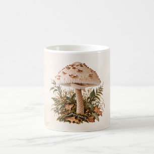 Forest Parasol – Elegant Botanical Illustration Kaffeetasse