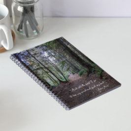 Forest Path John Muir Quote Notizblock