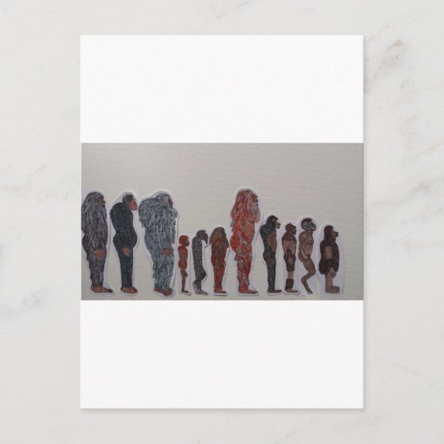 Forest people creation line up postkarte (Vorderseite)