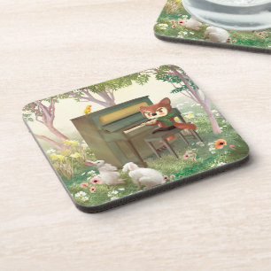 Forest Piano Konzert Getränkeuntersetzer