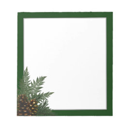 Forest Pine & Ferns Notepad Notizblock