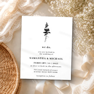 Forest Pine Tree Indie Rustic wir Haushalt Flyer