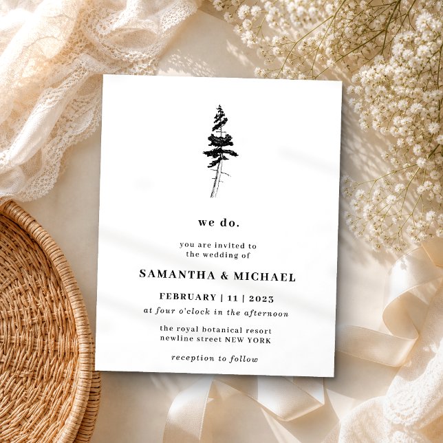 Forest Pine Tree Indie Rustic wir Haushalt Flyer (Von Creator hochgeladen)