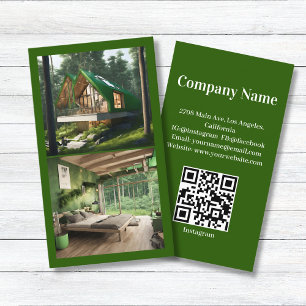 Forest Property Vacacation Rental Picture QR Code Visitenkarte