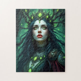 Forest Queen Guardian - Ethereal Nature Fantasy Puzzle