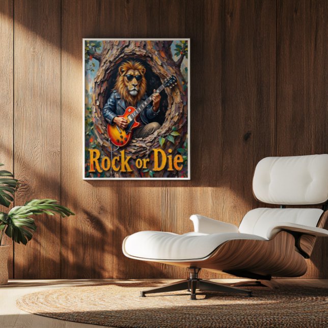 Forest Rocker: Löwens Den Poster (Von Creator hochgeladen)