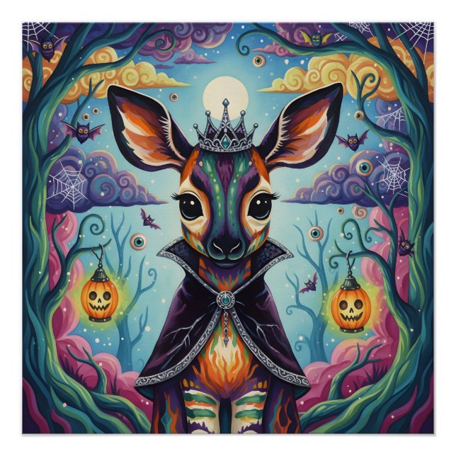 Forest Royalty - Whimsical Halloween Hybrid Poster (Vorderseite)