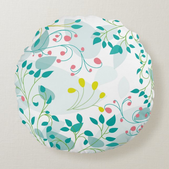 Forest Rundes Kissen (Vorderseite)