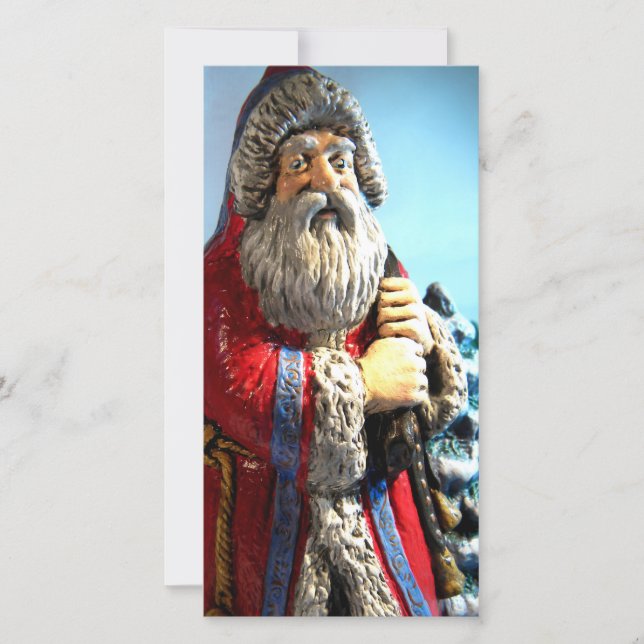 Forest Santa I Feiertagskarte (Vorderseite)