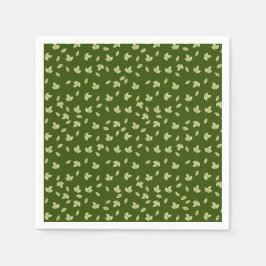 Forest Simple Green Leaf Muster Joint Baby Dusche Serviette