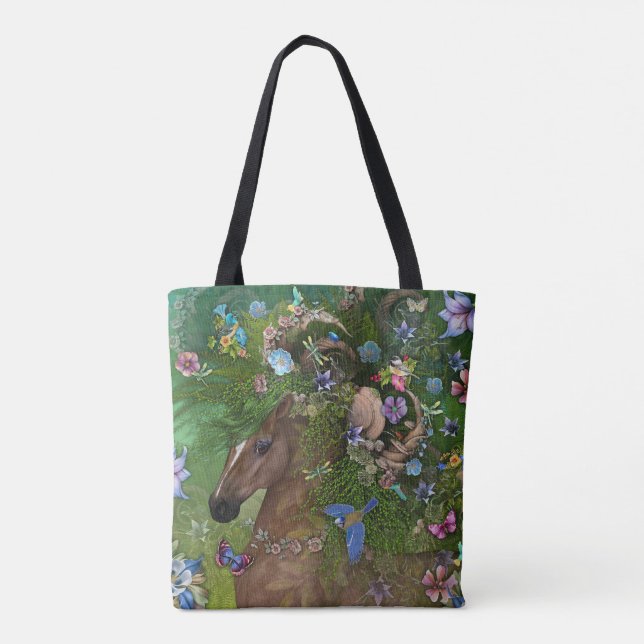 "Forest Spirit: Summer" Tote Bag (Rückseite)
