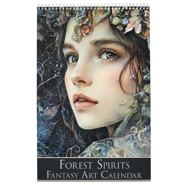 Forest Spirits : Fantasy Art Kalender (Titelbild)
