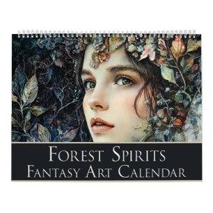Forest Spirits : Fantasy Art Kalender