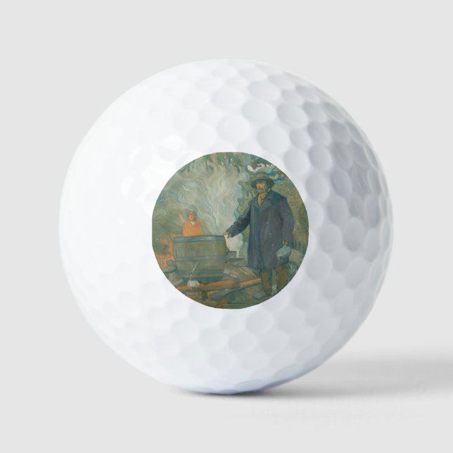 Forest Still Moonshiners White Lightning Liquor Golfball (Vorderseite)