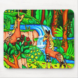 Forest Unicorn Okapi Standard Mouse Pad Mousepad