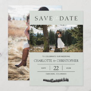 Forest Vibes Foto Save The Date