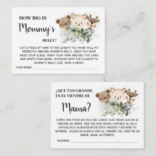 Forest Wie groß ist die zweisprachige Karte für Ma