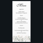 Forest Wildflowers Menu Menükarte<br><div class="desc">Forest Wildflowers Menu Card</div>