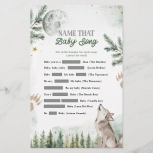 Forest Wolf nennt das Baby Song Games