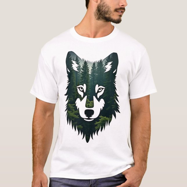 Forest Wolf T-Shirt (Vorderseite)