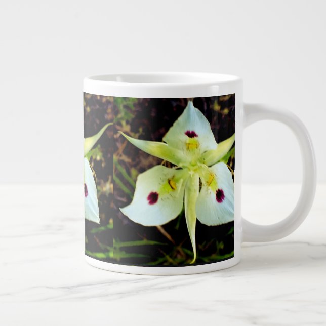 Forest Wood Fairy Blume Cup Jumbo-Tasse (Rechts)