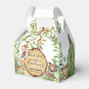 Forest Woodland Animal Baby Dusche Geschenkschachtel