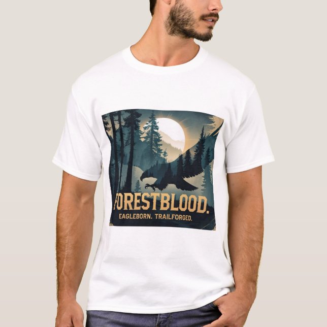 Forestblood – Espíritu Salvaje Nacido del Bosque T-Shirt (Vorderseite)
