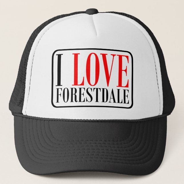 Forestdale Alabama Truckerkappe (Vorderseite)