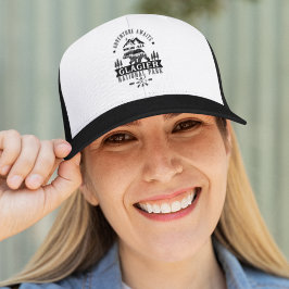 Forested Landscape of Glacier National Park Truckerkappe