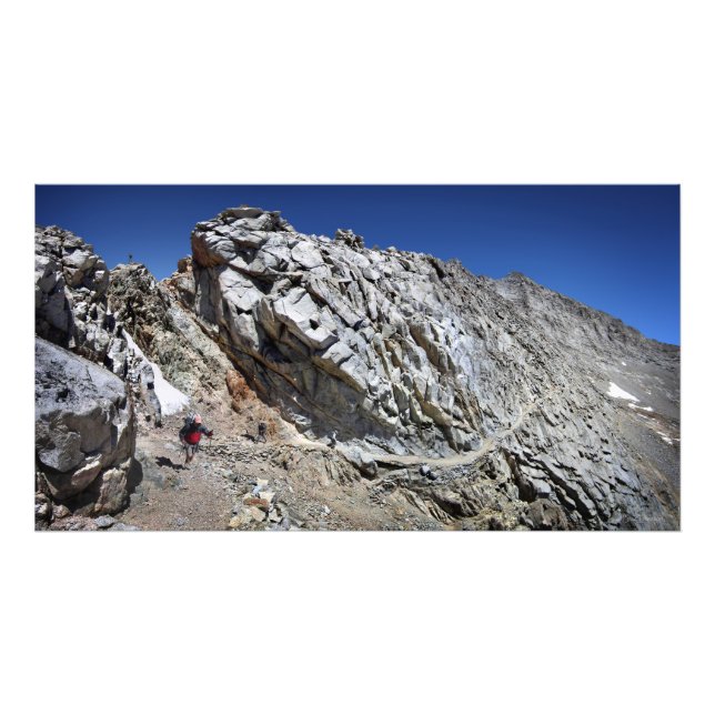 Forester Pass Catwalk - John Muir Trail Fotodruck (Vorne)